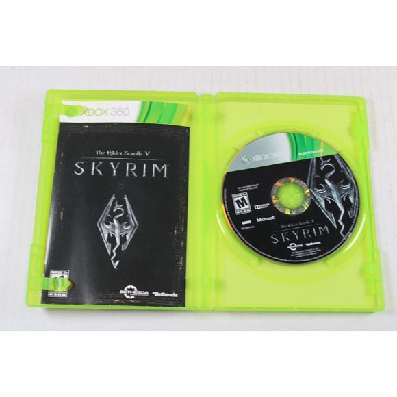The Elder Scrolls V: Skyrim (Microsoft Xbox 360, 2011) Authentic, tested/works - Picture 4 of 8